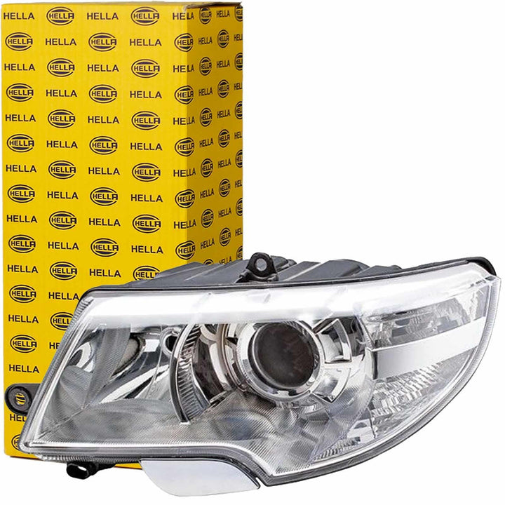 HELLA 1EL 247 047-261 DE/FF/Halogen-Hauptscheinwerfer - rechts - für u.a. Skoda Superb II Estate (3T