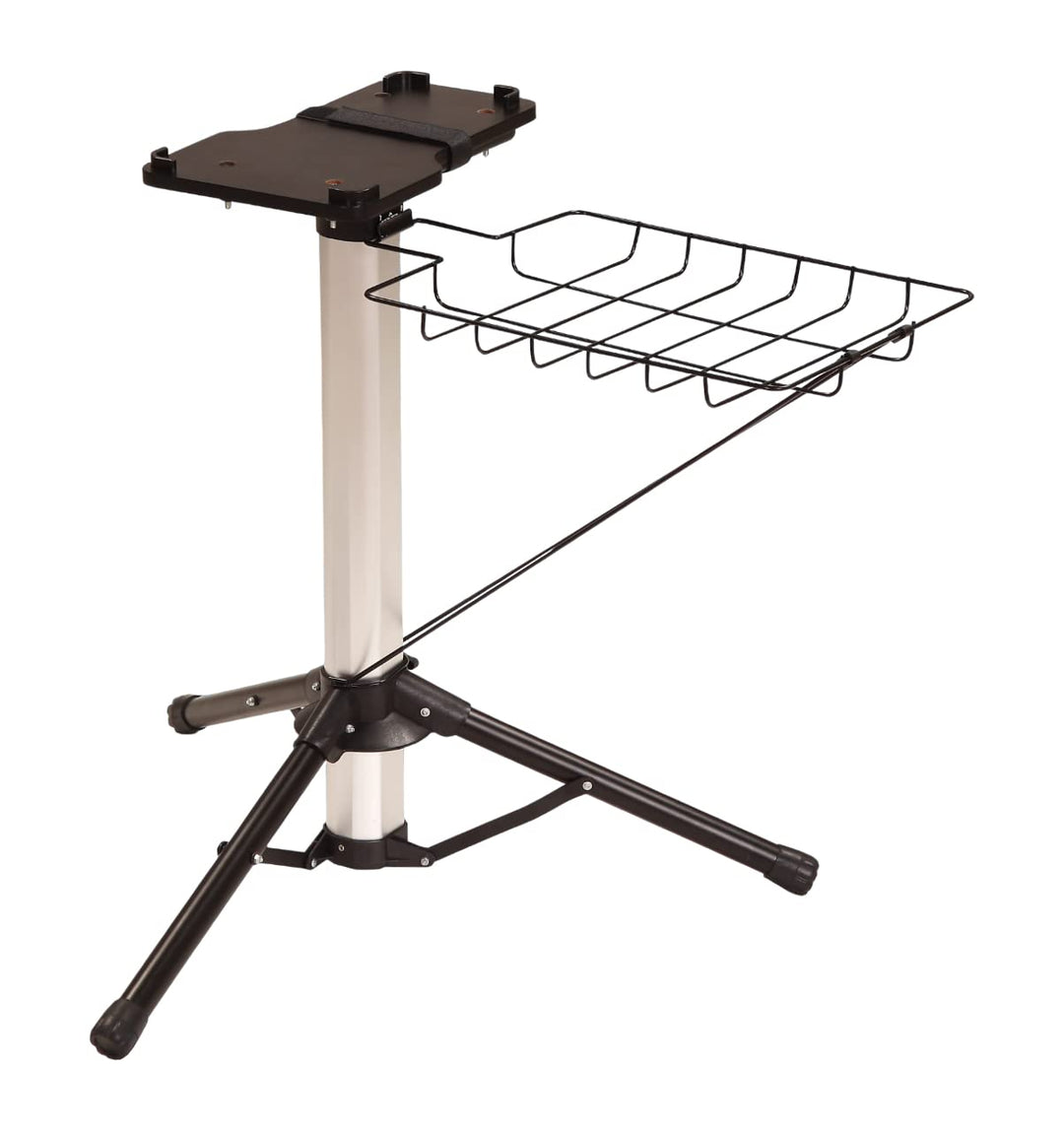 Speedypress Bügelpressenständer für die Mega Silber Dampfbügelpresse 64cm, Silberfarben/Schwarz