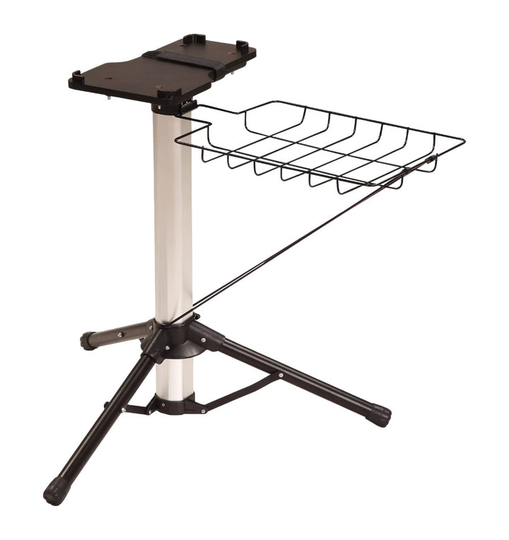 Speedypress Bügelpressenständer für die Mega Silber Dampfbügelpresse 64cm, Silberfarben/Schwarz