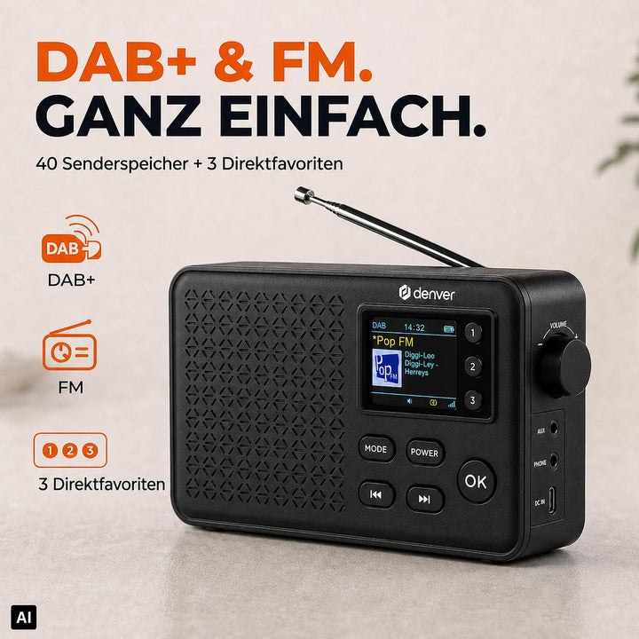 Denver DAB+ Radio DAB-57