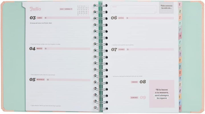Mr. Wonderful, Office 2023-2024 Wochenplaner 18 Monate, hier gibt es viel zu geniessen