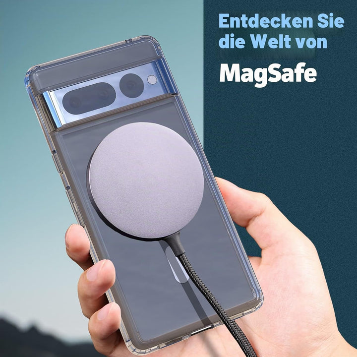ENCASED Magnetische Brieftasche entworfen für Google Pixel 7 Pro Hülle mit Kartenhalter (kompatibel