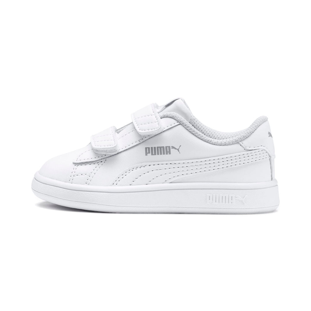 PUMA Jungen Unisex Kinder Smash v2 L V PS Sneaker 20 EU Puma White Puma White, 20 EU Puma White Puma
