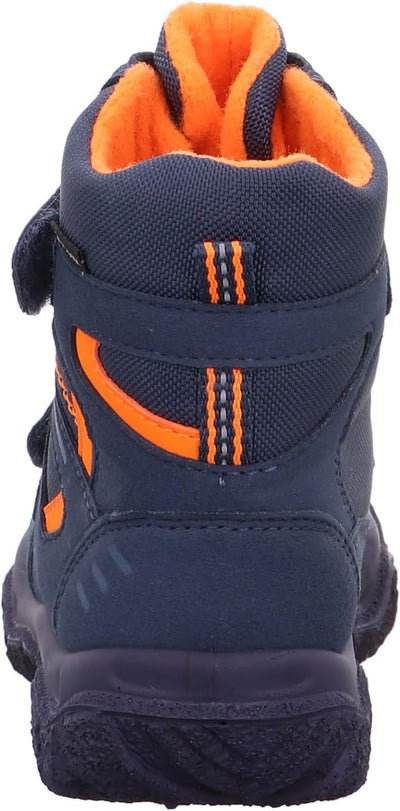Superfit HUSKY 500080 Jungen Warm gefütterte Schneestiefel 25 EU Blau Orange 8010, 25 EU Blau Orange