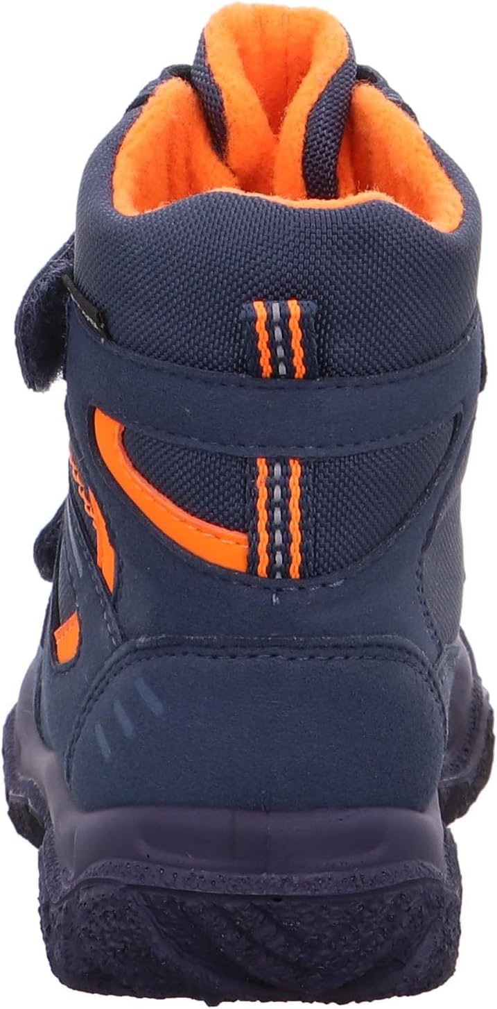 Superfit HUSKY 500080 Jungen Warm gefütterte Schneestiefel 25 EU Blau Orange 8010, 25 EU Blau Orange