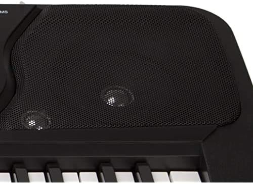 RockJam 54 Key Keyboard Piano with Power Supply, Sheet Music Stand, Piano Note Stickers & Simply Pia