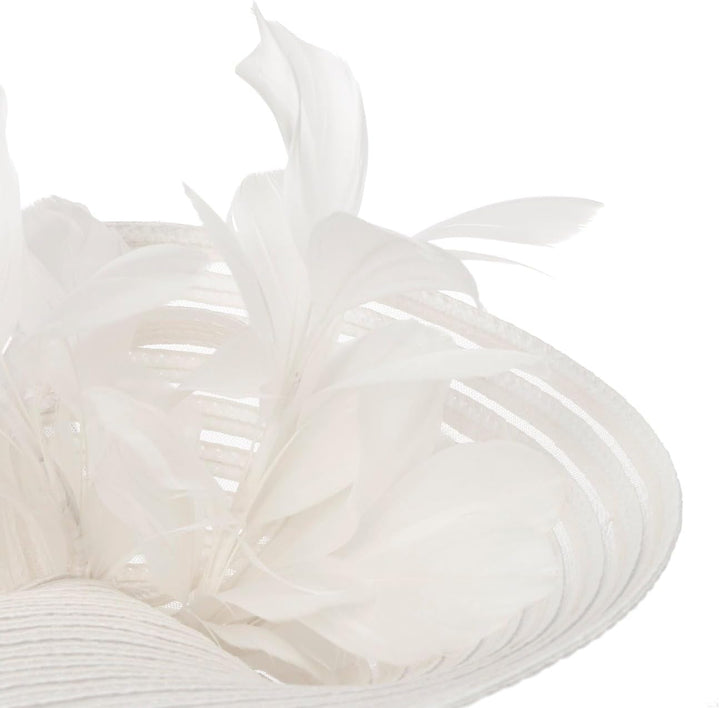 McBURN Dalenia Large Plate Fascinator Haarschmuck Kopfschmuck Damen - Made in Italy Frühling-Sommer