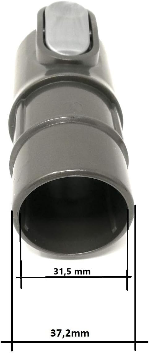 Flexible Parkettdüse Parkettbürste Bürste kompatibel mit Dyson und Rohranschluss 32mm, 35mm, 38mm mi