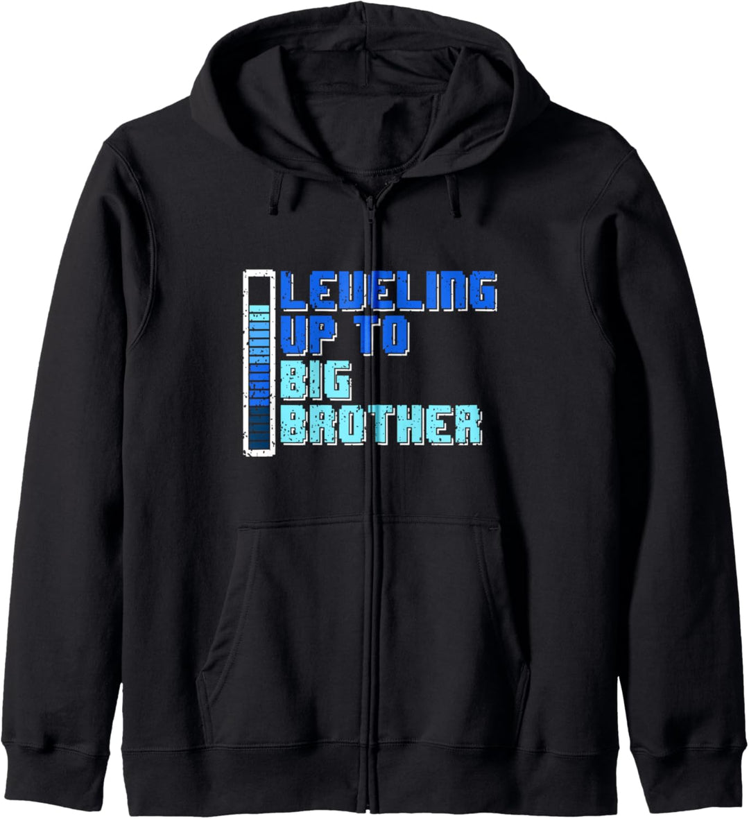 Level up zum grossen Bruder - Lustiges Gamer Baby Geschenk Kapuzenjacke