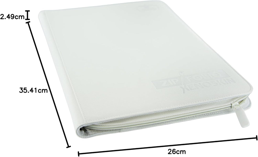 Ultimate Guard Zipfolio 360-18-Pocket XenoSkin Weiss 406 Weiss, 406 Weiss