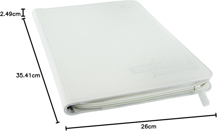 Ultimate Guard Zipfolio 360-18-Pocket XenoSkin Weiss 406 Weiss, 406 Weiss