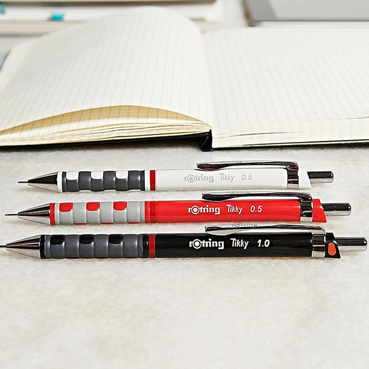 rOtring Tikky-Druckbleistift, HB 0,7 mm, blauer Schaft, 12er-Box 12er-Box HB 0.7 Wei?, 12er-Box HB 0