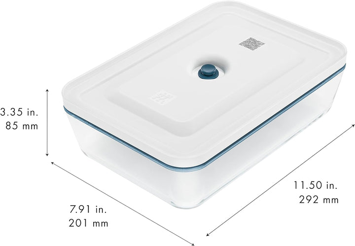 ZWILLING Fresh & Save Vakuum Auflaufform, Glas, La Mer Auflaufform Glas Auflaufform, Auflaufform Gla
