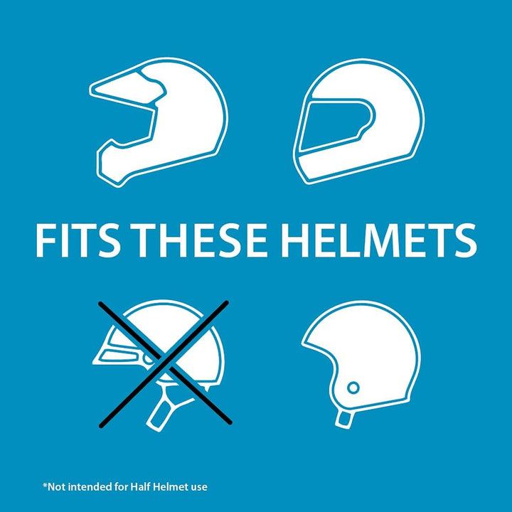 Cardo KIT 2. PACKTALK Kopfhörer Unterstützung 2 Mikrofone 2 Kopfhörer/Stick Base Support.PTALK Noir