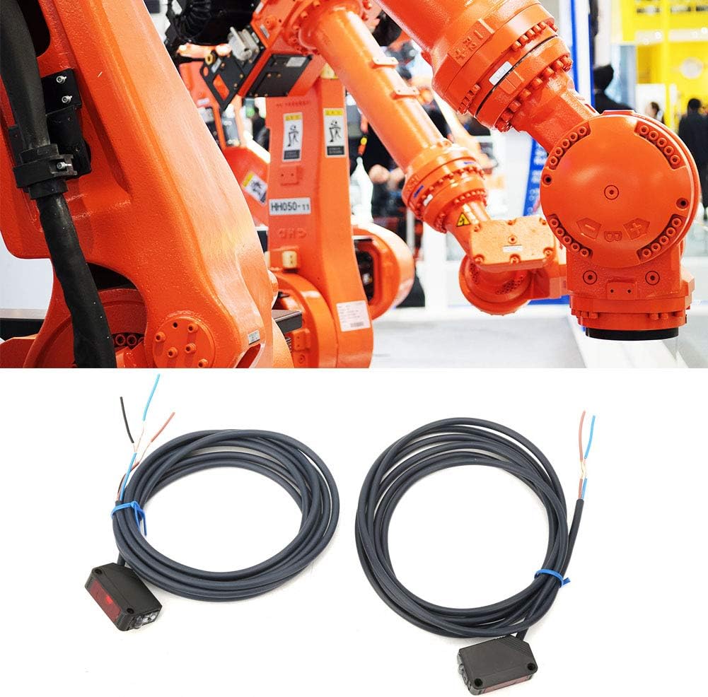 DC12-24V Photoelektrischer Infrarotsensor Schalter，6M Erfassungsabstand Photoelektrischer Schalterse