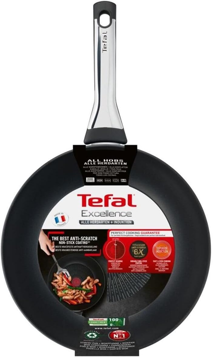 Titan 6x Excellence Induktionsboden Wok - 28 cm