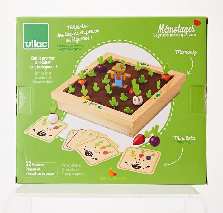 Vilac - Memotager - Brettspiele für Kinder - Sammeln Sie Ihre und Finden Sie diejenigen, die Ihre Su