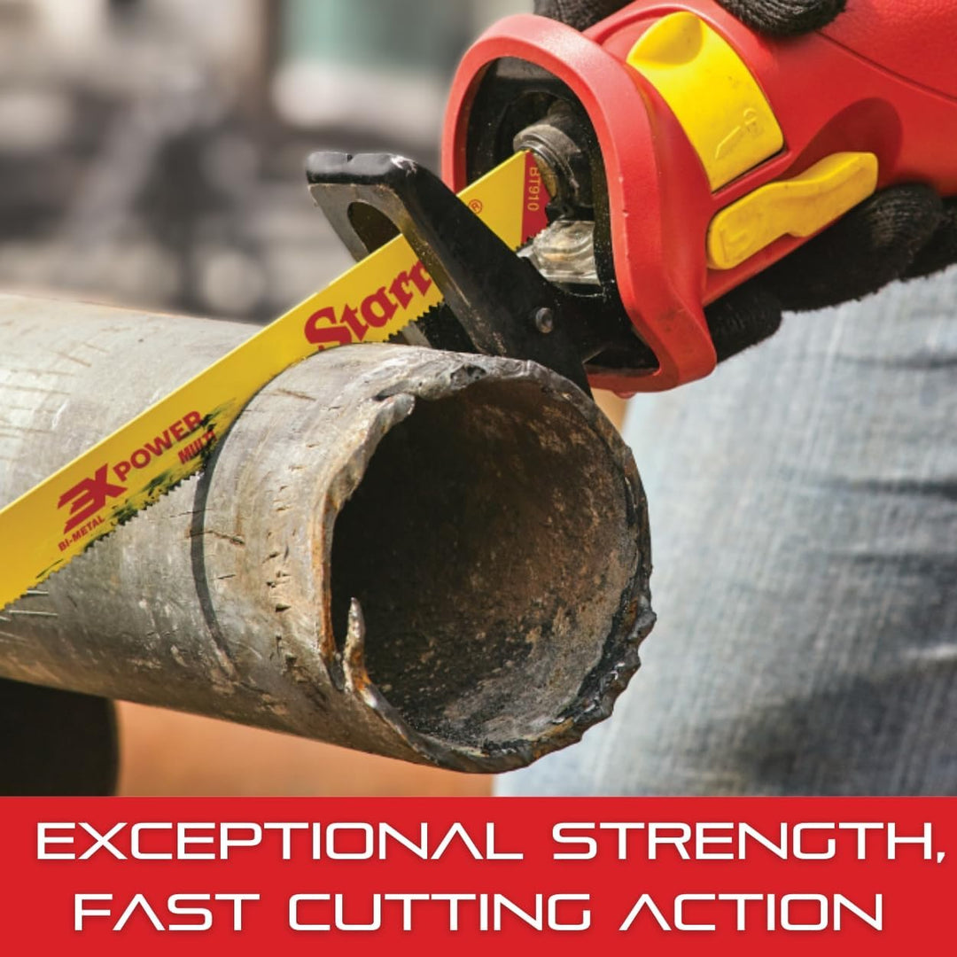 Starrett Bi-Metal King Cut Hochleistungs-Sägeblatt mit extra tiefer Säbelwirkung 300 mm (12 Zoll) -