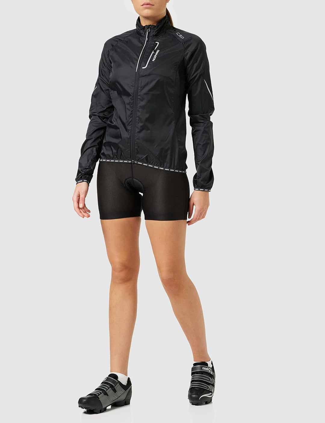 CMP Damen Bike Jacket Windproof Jacke 34 Schwarz, 34 Schwarz