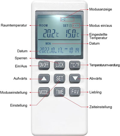 byecold Infrarotheizung mit Thermostat 900 Watt - Infrarot Wandheizung - Elektroheizung - Heizplatte