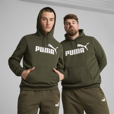 PUMA Herren ESS Big Logo Hoodie FL (S) Sweat S Dark Olive Green, S Dark Olive Green