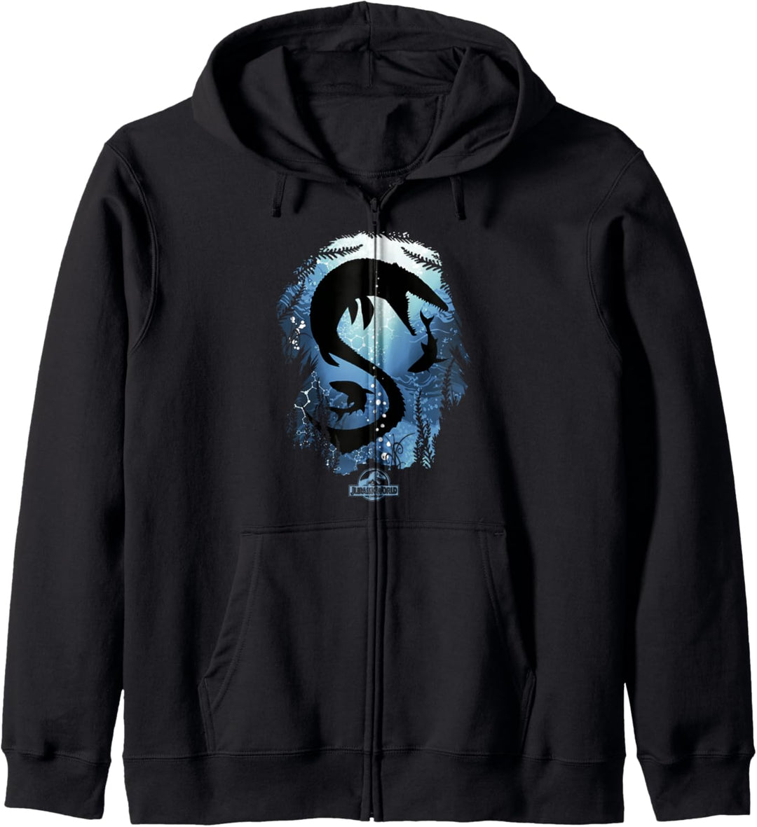Jurassic World Megalodon-Silhouette Kapuzenjacke
