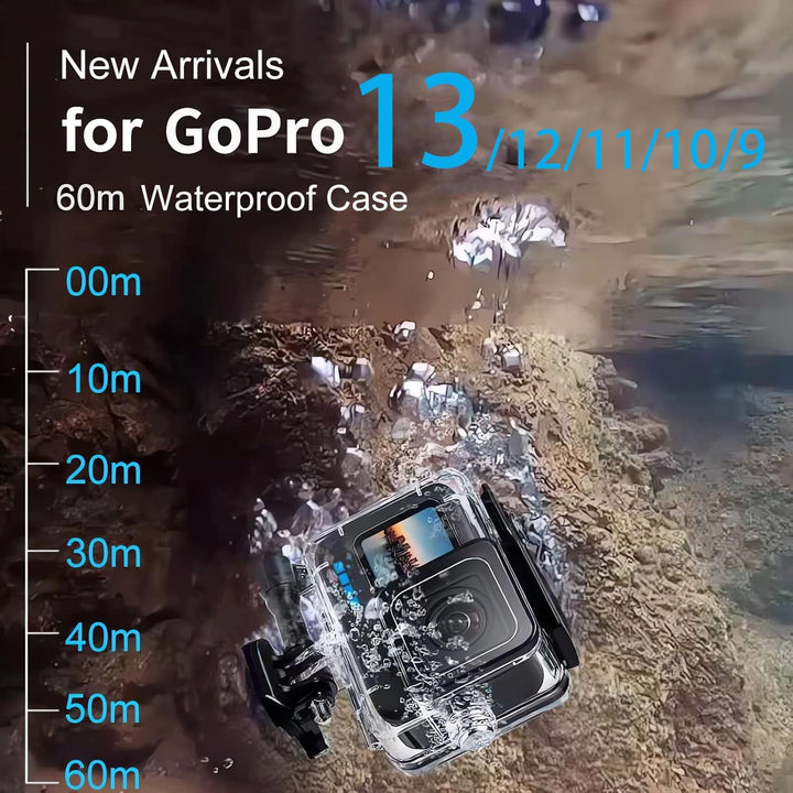 Zubehör Set Bundle für GoPro Hero 13 Black Kit, BMUUPY Wasserdicht Schutzhülle Wasserdicht Gehäuse S