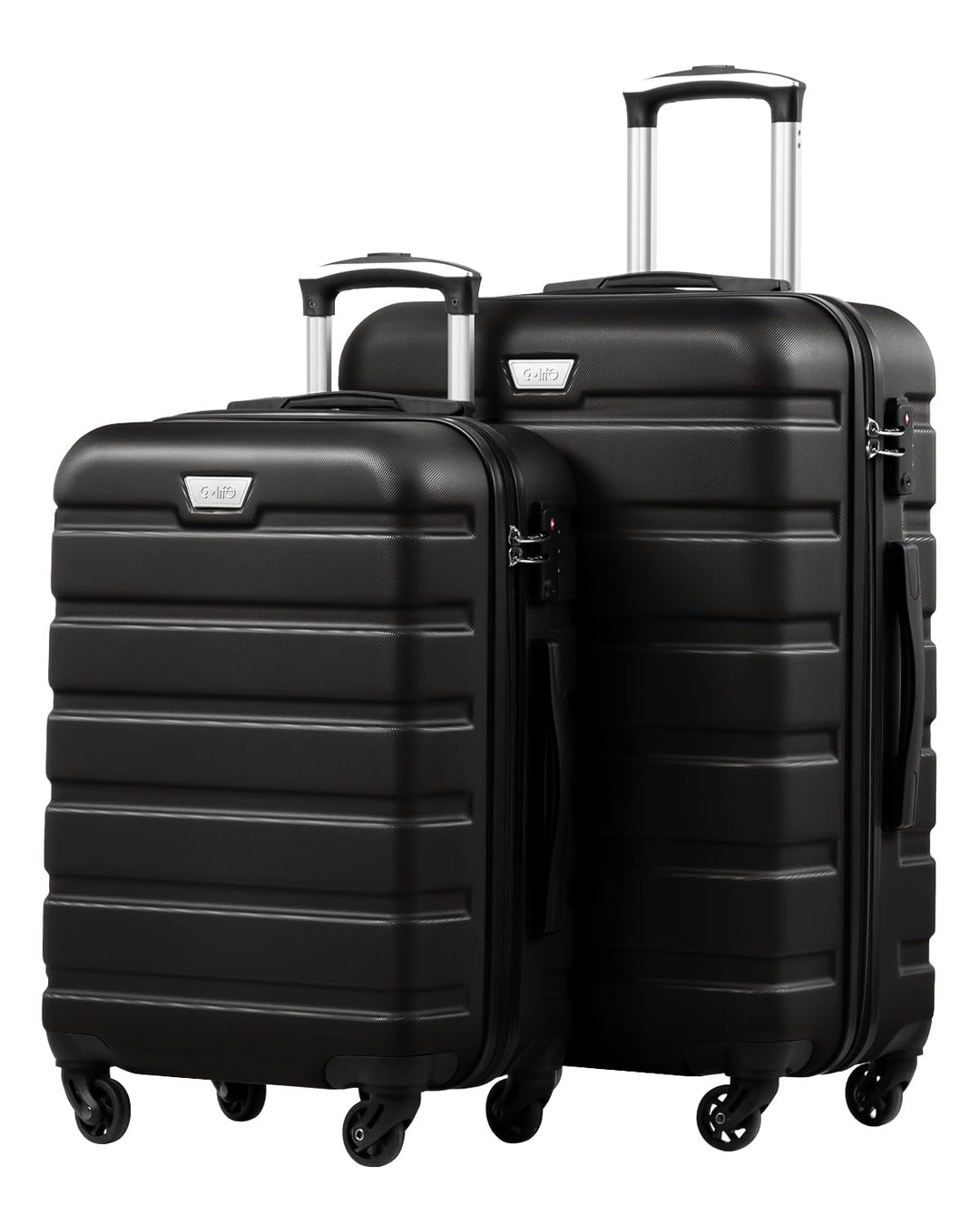 COOLIFE Hartschalen-Koffer Trolley Rollkoffer Reisekoffer ardschale Boardcase Handgepäck mit TSA-Sch