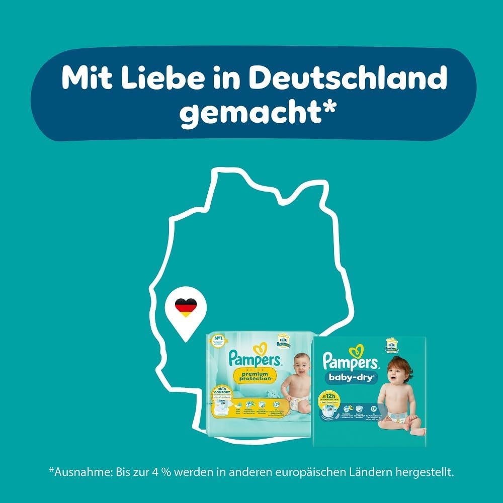 Pampers Harmonie Aqua Baby-Feuchttücher, 15 Packungen = 720 Feuchttücher, 1 stück (720er Pack)