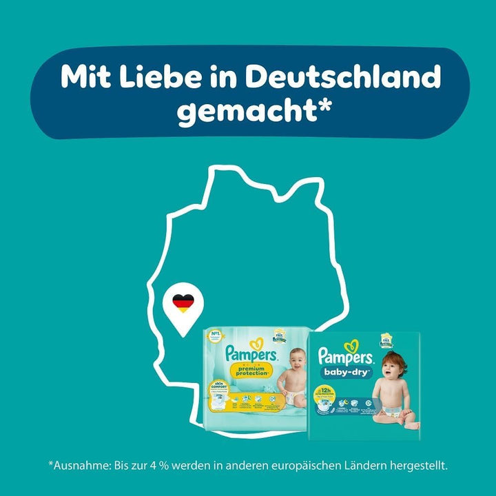 Pampers Harmonie Aqua Baby-Feuchttücher, 15 Packungen = 720 Feuchttücher, 1 stück (720er Pack)