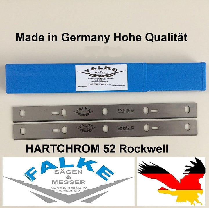 2 Stück Zipper ZI-HB254 Abricht-Dickenhobel 254mm Hobelmesser TYP 1