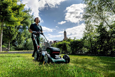 Metabo Akku-Rasenmäher mit Mulchfunktion RM 36-18 LTX BL 46 (601606650) für grosse Flächen im Garten