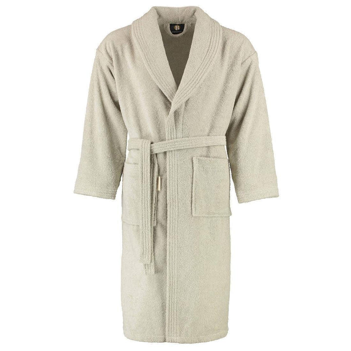 Rhomtuft Bademäntel unisex Schalkragen Sir & Lady kiesel - 85 XL XL kiesel - 85, XL kiesel - 85