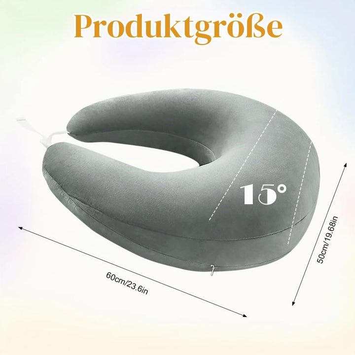 CEWROM Ergonomisches Crealis-Kissen, Schosskissen Lesekissen, Tragbar Häkelkissen Stützkissen, Leich