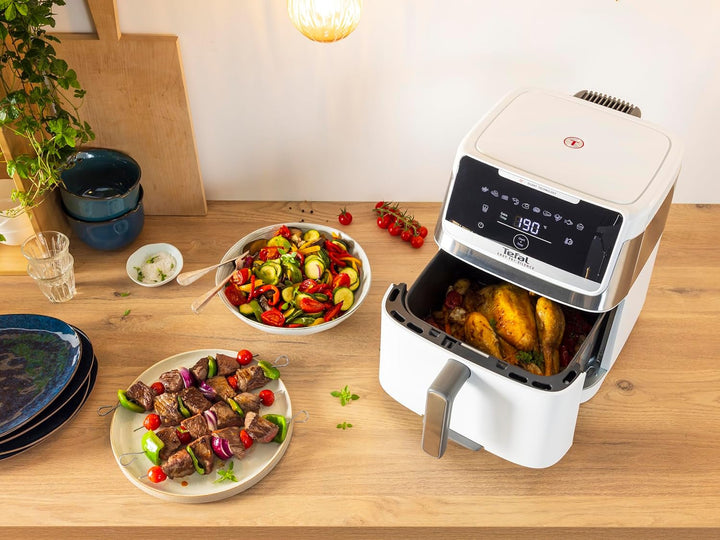 Tefal Easy Fry Silence Heissluftfritteuse, 7 L Fassungsvermögen, Silent-Technologie, 10 voreingestel