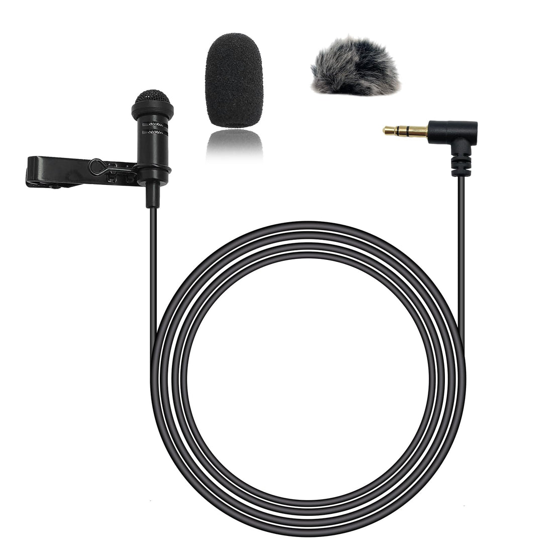 Lavalier-Ansteckmikrofon, Kondensator-Mikrofon, Kondensator, kabelgebunden, Lav-Mikrofon zum Anklemm