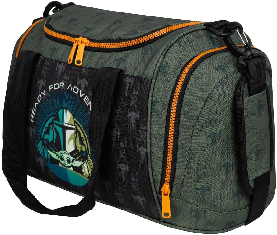 Familando - McNeill Teneris Schulranzen Set - 9-teilig mit Sporttasche - Star Wars Mandalorian- Ergo