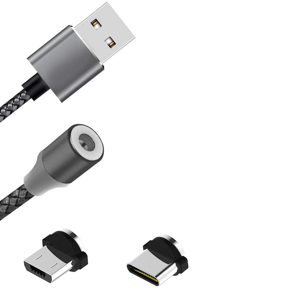 K-S-Trade Hochwertiges Magnet-Lade-Kabel Sync-Kabel Daten-Kabel Für Oukitel WP12 Pro Mit USB-Typ-C-A