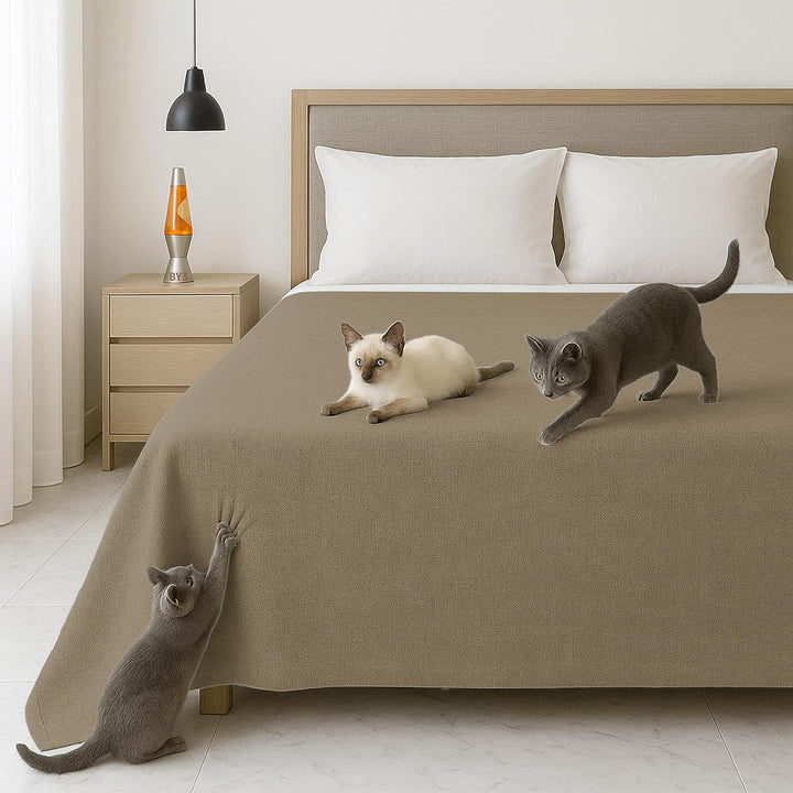 Byour3 - Bettüberwurf Bio-Baumwolle Gemischte Doppelbett Einzelbett Queen Size Bettdecke Sommer Früh