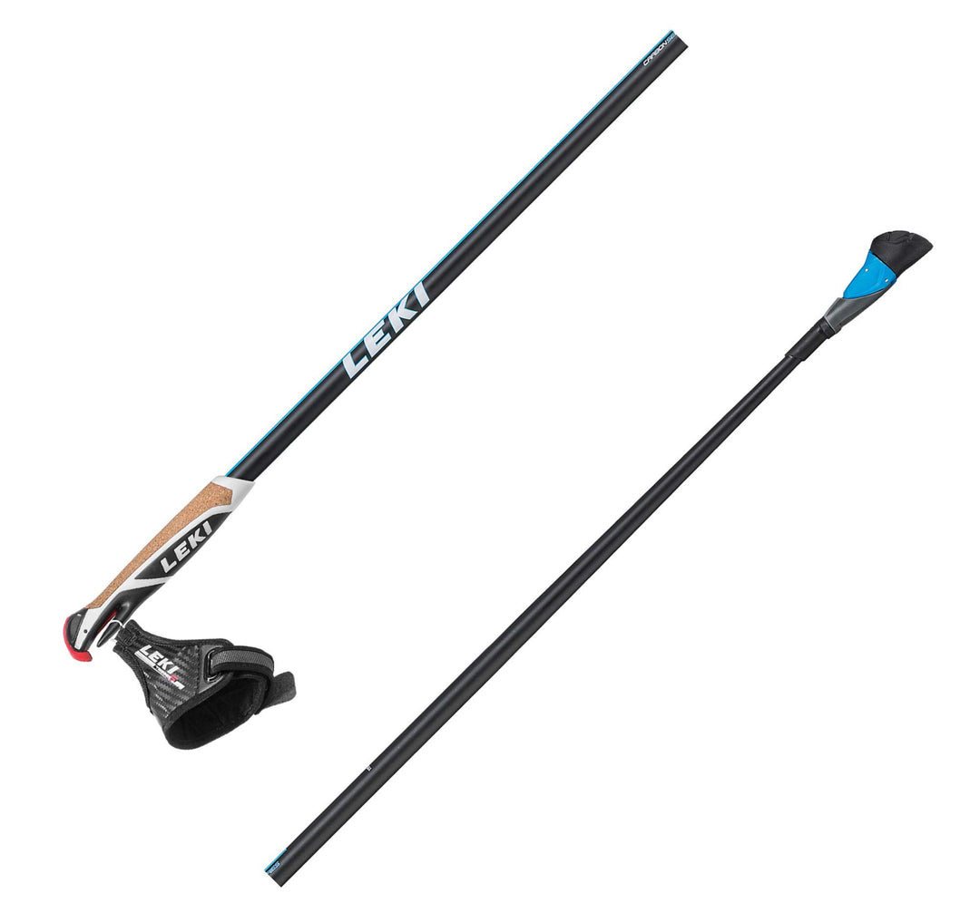 LEKI Smart Comp Nordic Walking Stock 130 Schwarz, 130 Schwarz