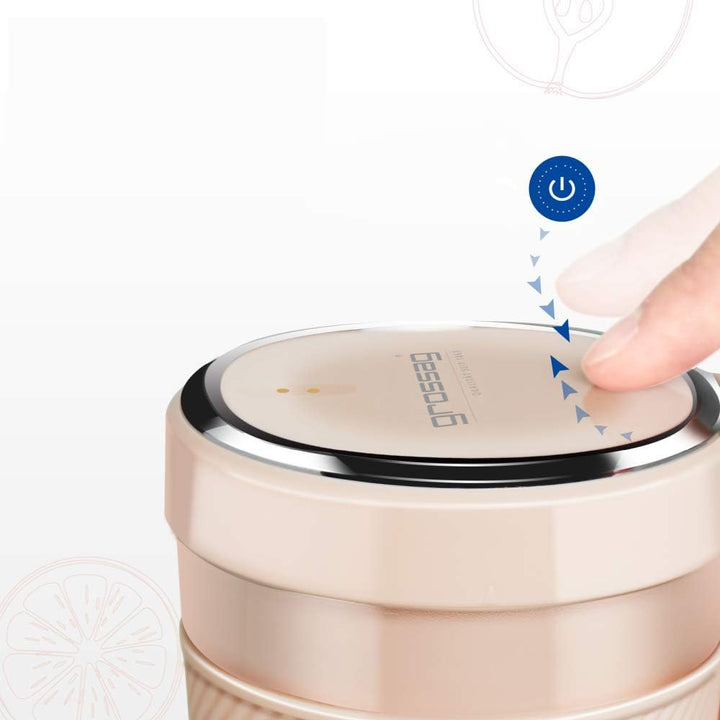 grossag Akku Smoothie Mixer to-go MX 10.05 Türkis mit USB für 0,3 Liter, Türkis