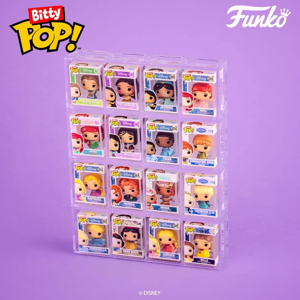 Funko Bitty Pop! Disney Princess - Rapunzel, Merida, Moana und eine Überraschungs-Mini-Figur - 0.9 I