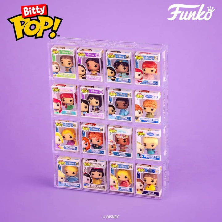 Funko Bitty Pop! Disney Princess - Rapunzel, Merida, Moana und eine Überraschungs-Mini-Figur - 0.9 I