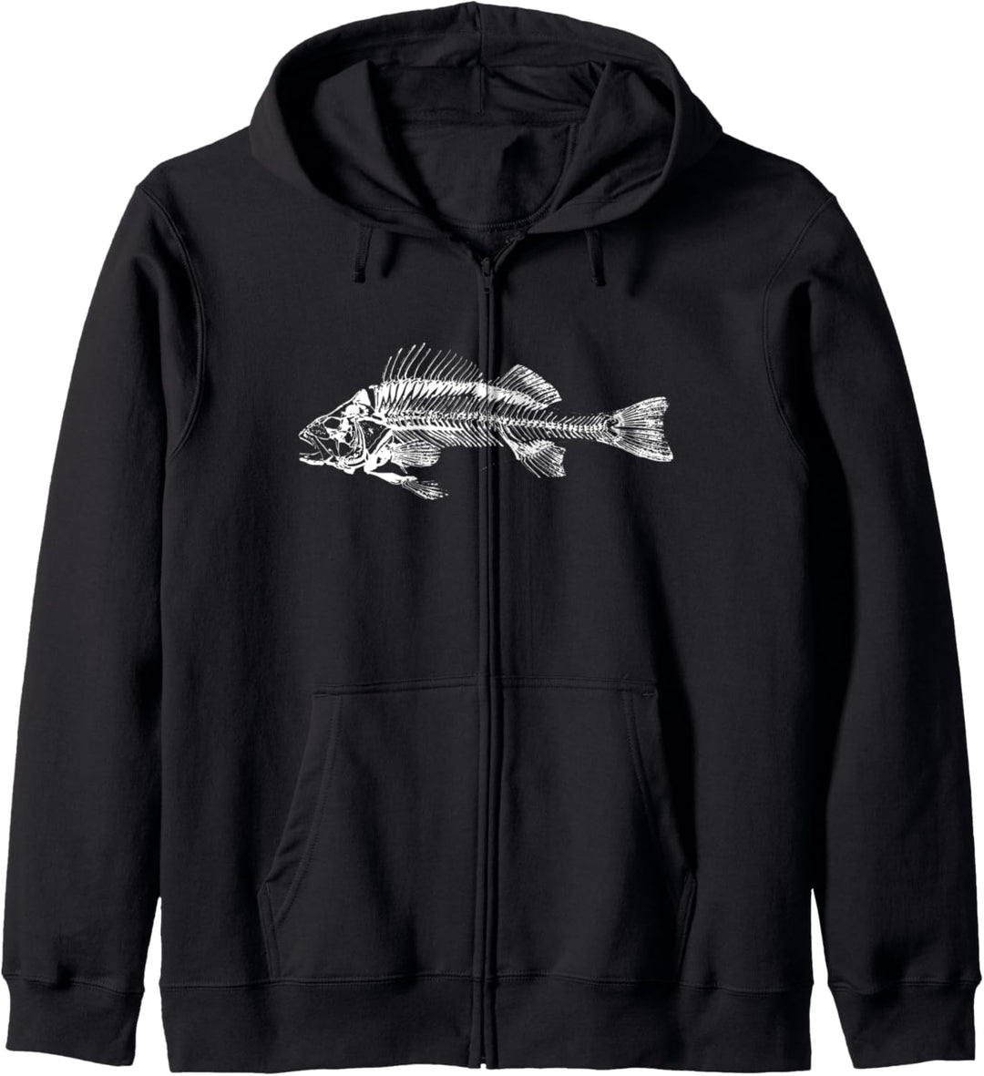 Fisch-Skelett-Fischer-Angel-Geschenk Kapuzenjacke