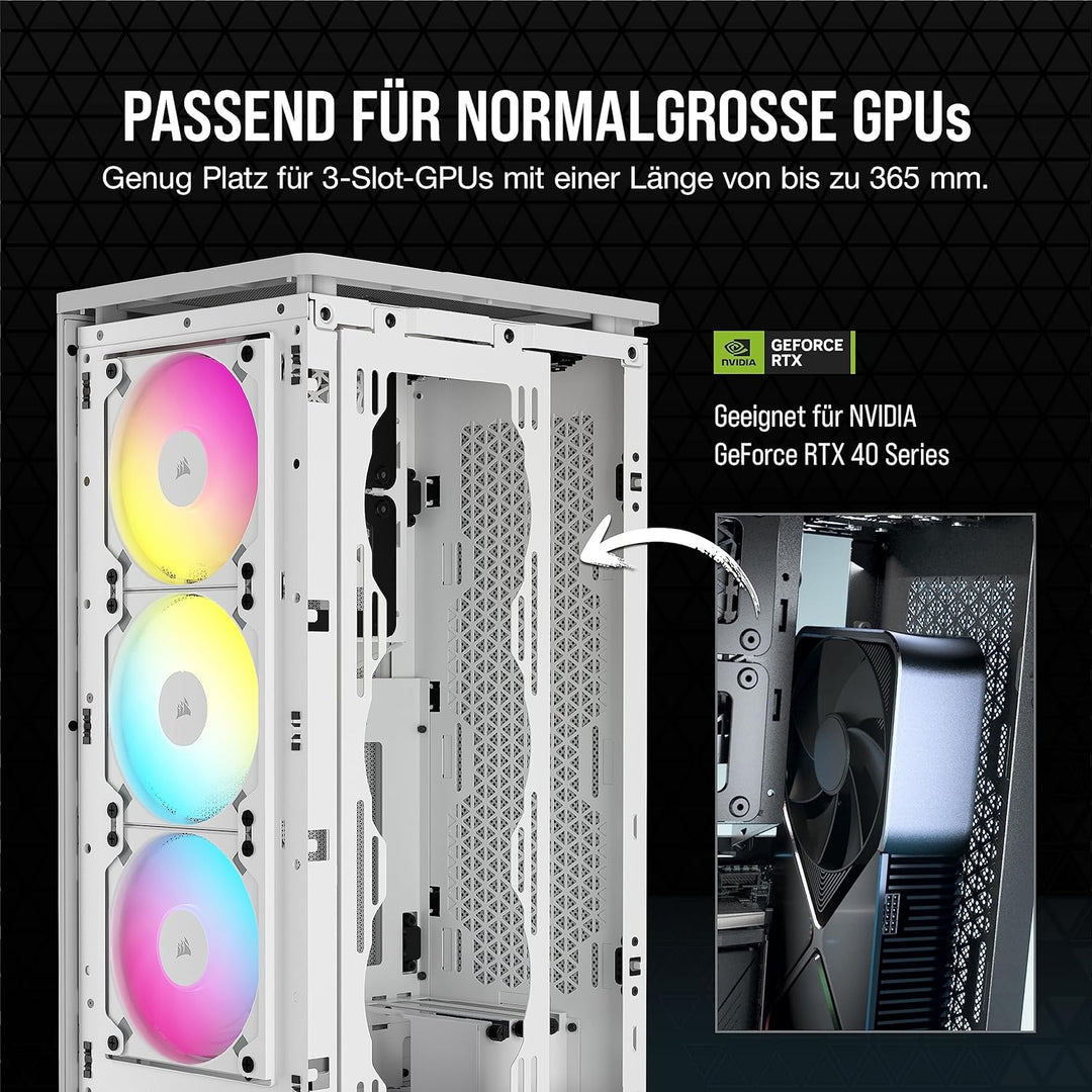 Corsair iCUE 2000D RGB Airflow PC-Gehäuse Mini ITX – Form Mini-ITX – Platten aus Stahl – 3 x Slim AF