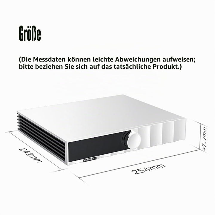 SMSL PA400 GaN-Powered Stereo High Power Amplifier(400W), High-Fidelity Audio Amp with XLR/RCA Input