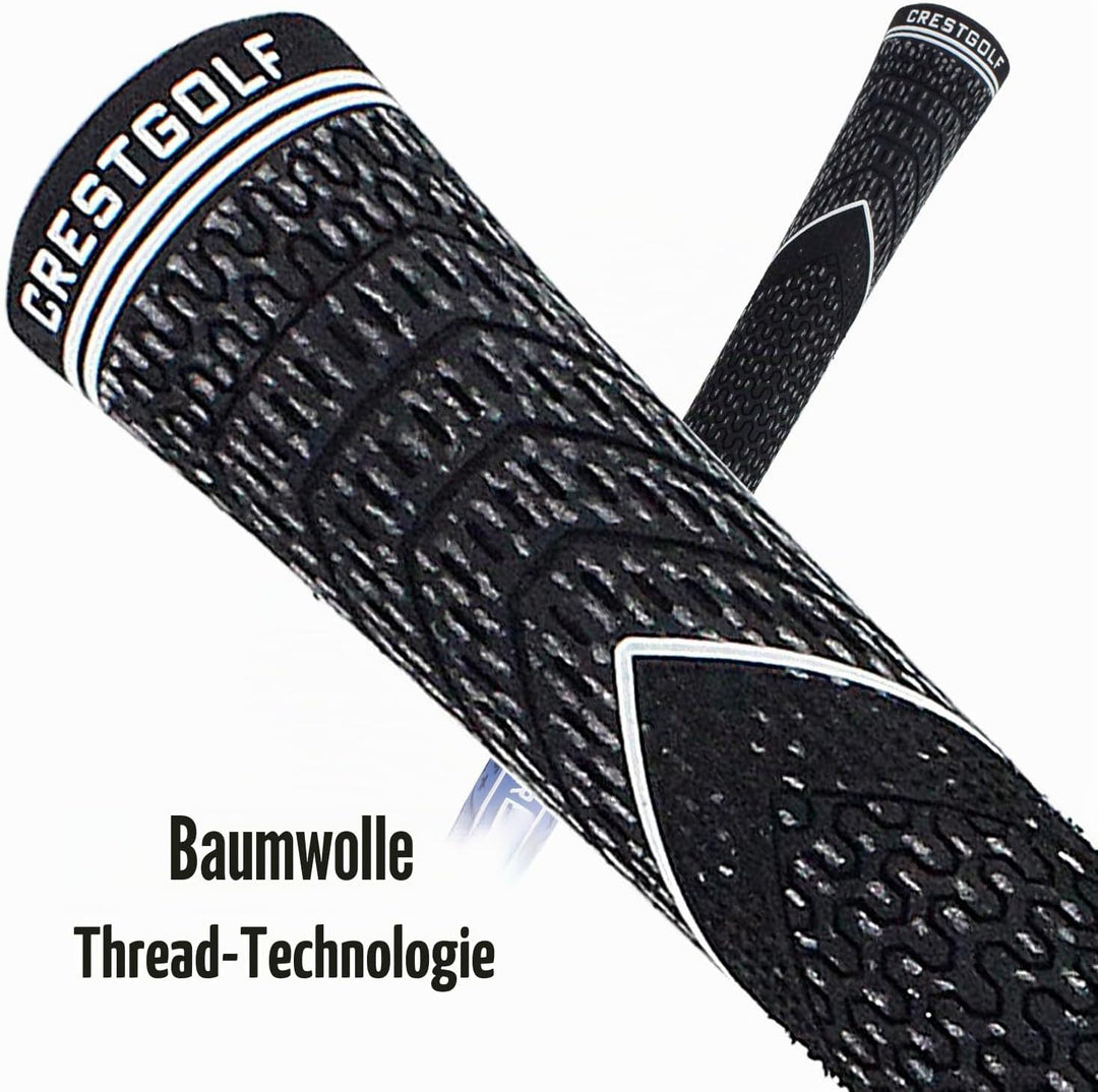 CRESTGOLF Golfgriffe Aktualisierte Multi-Compound-Golfgriffe für Golfschläger, Golf Grips Set mit 13
