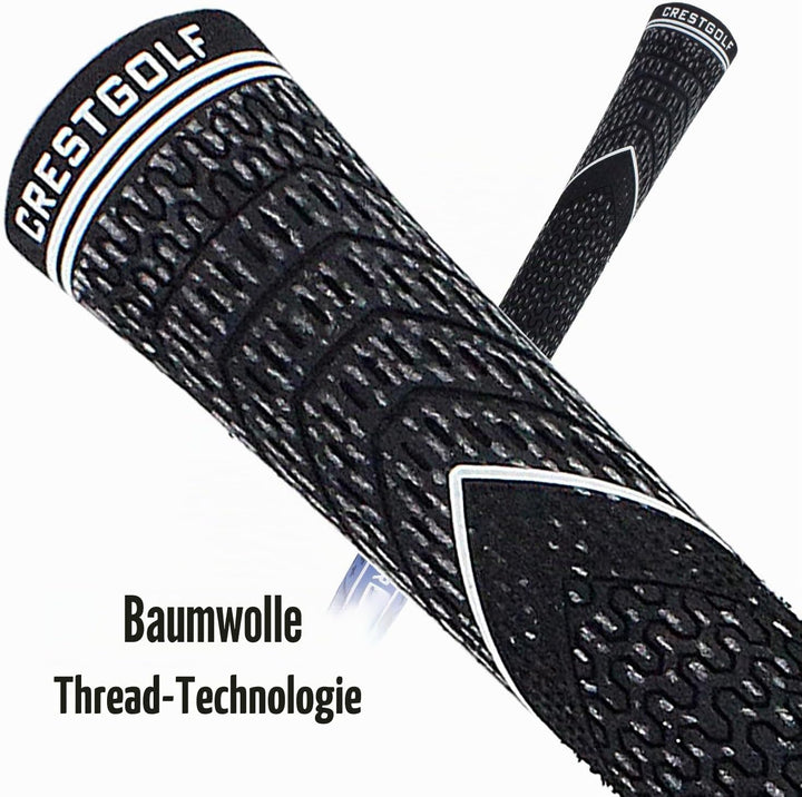 CRESTGOLF Golfgriffe Aktualisierte Multi-Compound-Golfgriffe für Golfschläger, Golf Grips Set mit 13