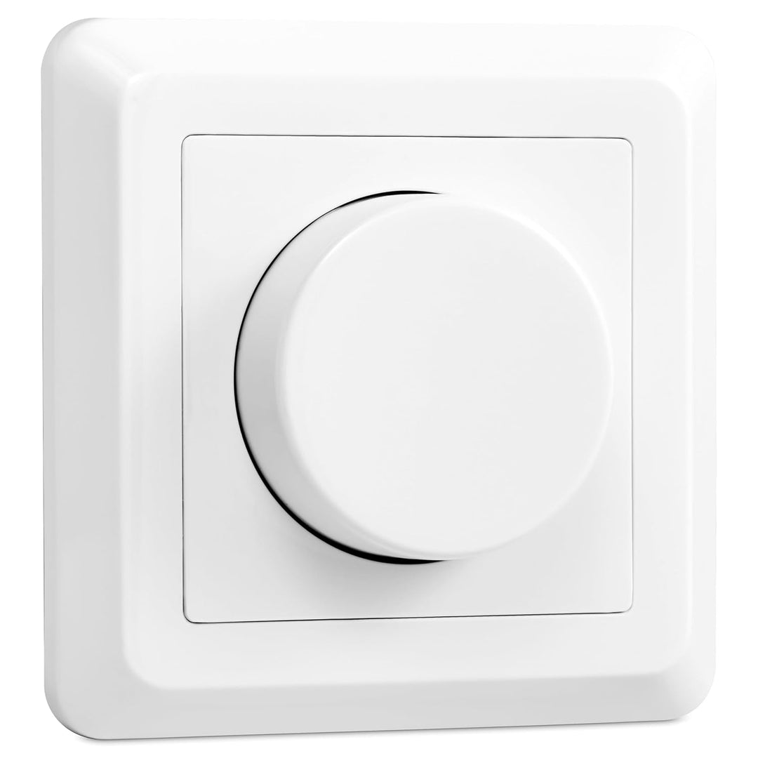 2 Stück greenandco® gc-200 Unterputz LED und Halogen Dimmer 1-200 Watt, auch für herkömmliche Leucht