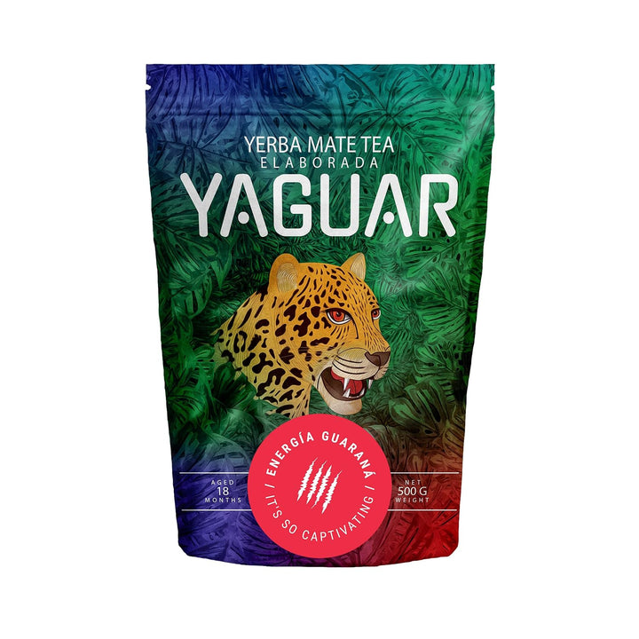 Verde Mate Guarani und Yaguar Mate Tee Set - Yerba Mate Energia Guarana 3x500g - aus Brasilien und P